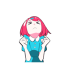 赤髪女子（個別スタンプ：2）