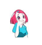 赤髪女子（個別スタンプ：3）