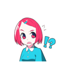 赤髪女子（個別スタンプ：12）
