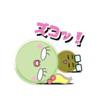 苔ドル『こけ子ちゃん』 with マネージャー（個別スタンプ：10）