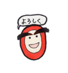 だるまん（吹き出し）（個別スタンプ：3）