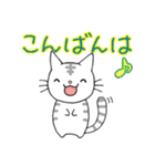 猫ちゃんです。（個別スタンプ：4）