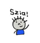 ハンガリーの少年のスタンプ（個別スタンプ：1）