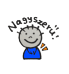ハンガリーの少年のスタンプ（個別スタンプ：9）