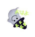 元気なハロウィンおばけ（個別スタンプ：3）