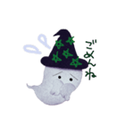 元気なハロウィンおばけ（個別スタンプ：4）