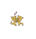 猫と愉快な仲間たちです（個別スタンプ：21）