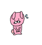 ピンク色ウサギ♡日常会話で使いやすい（個別スタンプ：37）