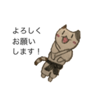 空手猫！敬語編（個別スタンプ：5）