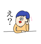シュールな男の子スタンプ（個別スタンプ：34）