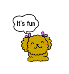 可愛い！おちゃめなワンコ（個別スタンプ：4）