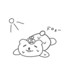 暑さに弱いシロクマスタンプ（個別スタンプ：15）