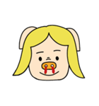三匹の子むすめ 〜末っ子〜（個別スタンプ：11）