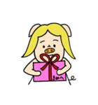 三匹の子むすめ 〜末っ子〜（個別スタンプ：17）