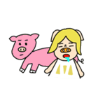 三匹の子むすめ 〜末っ子〜（個別スタンプ：26）