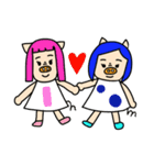 三匹の子むすめ 〜末っ子〜（個別スタンプ：37）