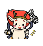 雷神らいたん【風神雷神のこどもたち】（個別スタンプ：8）
