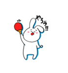 【卓球】うさぴん（個別スタンプ：1）