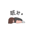 ぱっつん女子スタンプ（個別スタンプ：15）