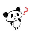 毎日パンダ！なんだか控えめ（個別スタンプ：1）