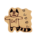 なんか機嫌悪い顔した、たぶん猫（個別スタンプ：1）