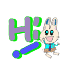 ネイルうさぎ（個別スタンプ：25）