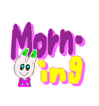ネイルうさぎ（個別スタンプ：28）