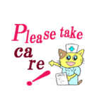 看護ねこ「ミャースちゃん」（個別スタンプ：9）