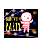 誇り高きおんな・デカ文字ハロウィン編（個別スタンプ：14）
