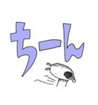 【鼻デカワンコ】デカ文字パステルカラー編（個別スタンプ：36）