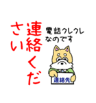 柴犬の伝言係柴田松吉君のでか文字（個別スタンプ：9）