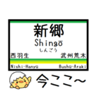 埼玉秩父線(羽生-三峰口) 気軽に今この駅！（個別スタンプ：3）