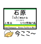 埼玉秩父線(羽生-三峰口) 気軽に今この駅！（個別スタンプ：11）