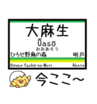 埼玉秩父線(羽生-三峰口) 気軽に今この駅！（個別スタンプ：13）