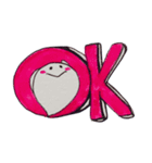 文字おばけ（個別スタンプ：5）