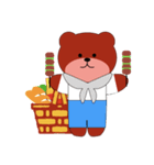 誘うクマ（個別スタンプ：5）