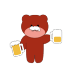 誘うクマ（個別スタンプ：24）