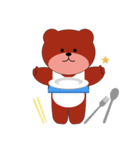 誘うクマ（個別スタンプ：40）