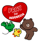 Pray for Indonesia（個別スタンプ：1）