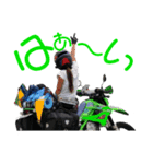 @girls' Life with bike（個別スタンプ：1）