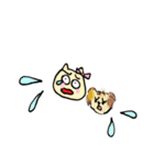 猫と犬でほんわか日常会話（個別スタンプ：17）