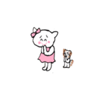 猫と犬でほんわか日常会話（個別スタンプ：23）