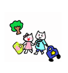 猫と犬でほんわか日常会話（個別スタンプ：24）