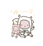 スモールロール羊ピルスーパー日々.（個別スタンプ：1）