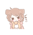 猫耳女子と猫耳男子（個別スタンプ：9）