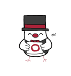 紳士な文鳥（個別スタンプ：7）