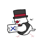 紳士な文鳥（個別スタンプ：8）