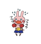 ウサギのチャンプ（個別スタンプ：34）