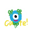 シンプルなおばけのスタンプ（個別スタンプ：8）