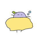 むらさきくんと小友っち（個別スタンプ：3）